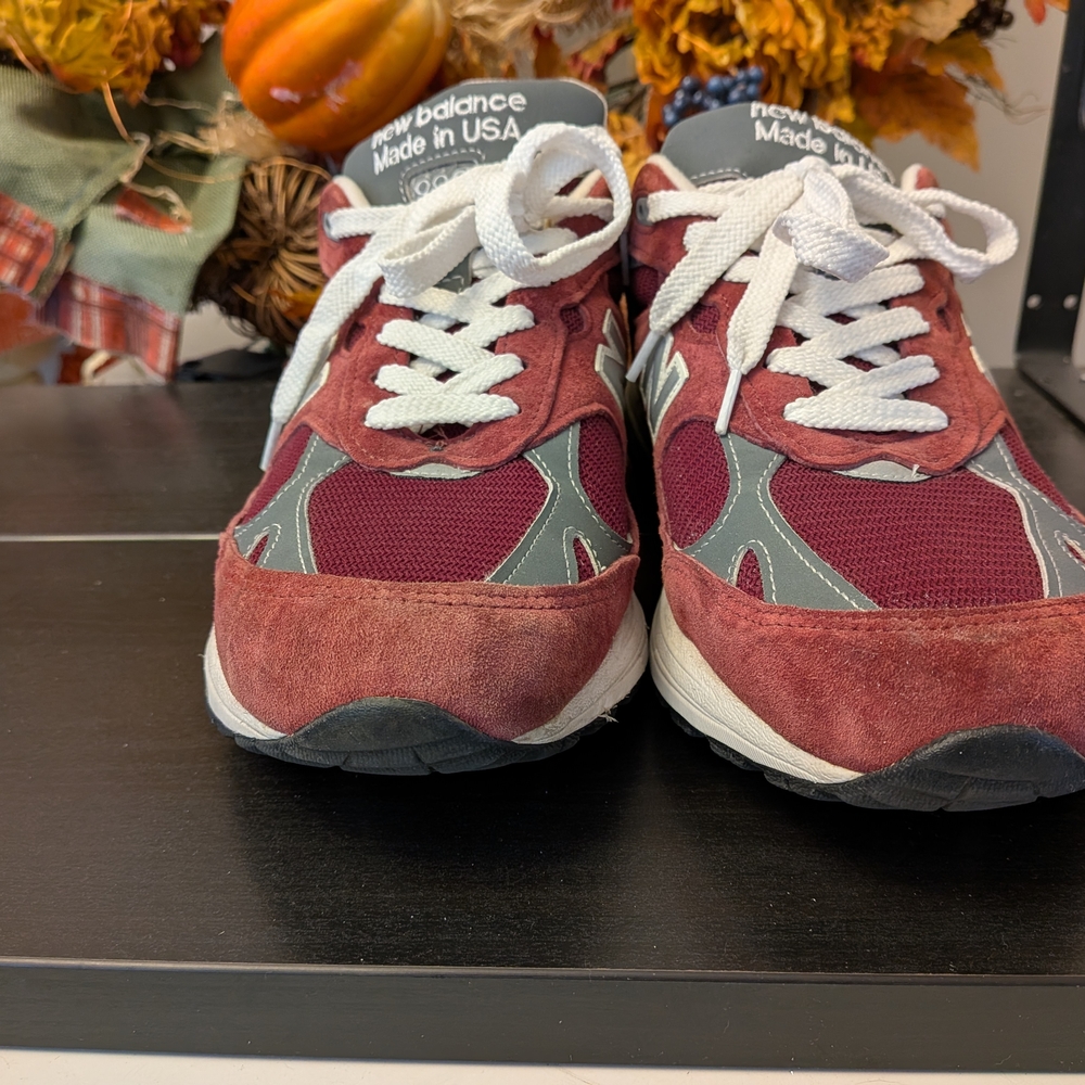 New Balance 993 Burgundy-Size 12 - Picture 8 of 10